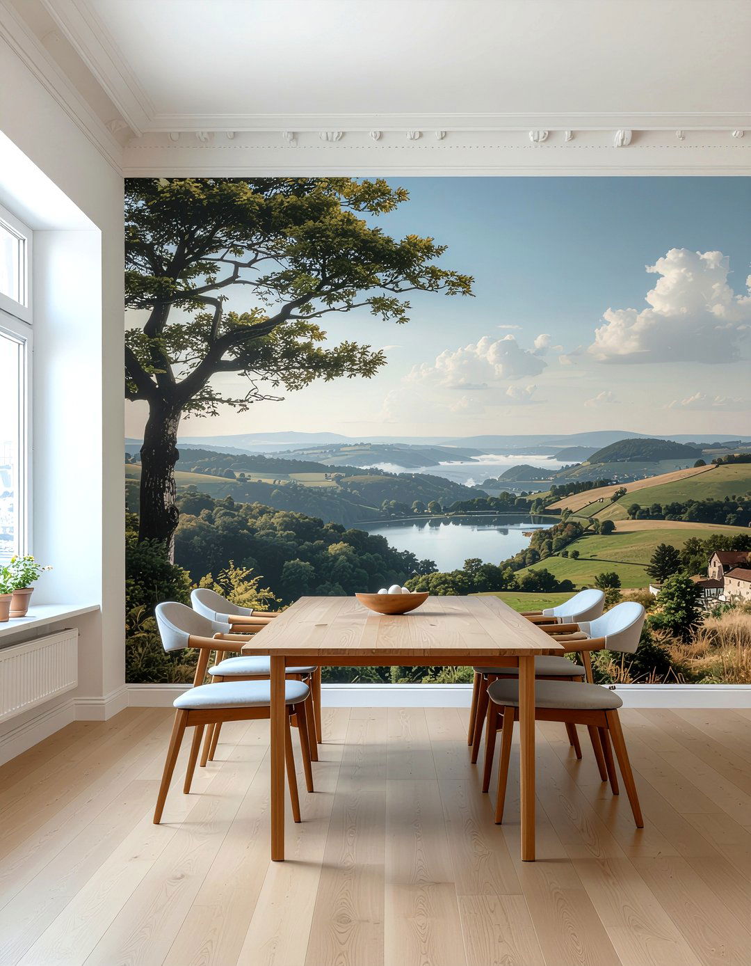 Fresco Wall Art Dining - 30 Italian dining room ideas