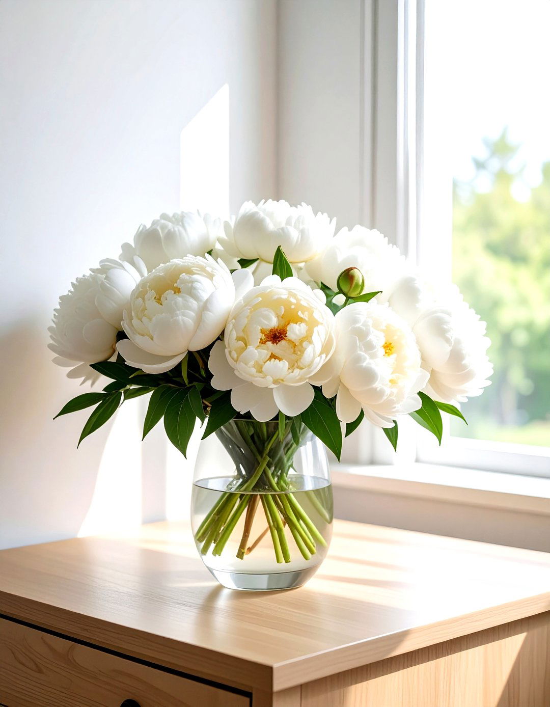 Fresh Flower Arrangement - 30 dresser decor ideas