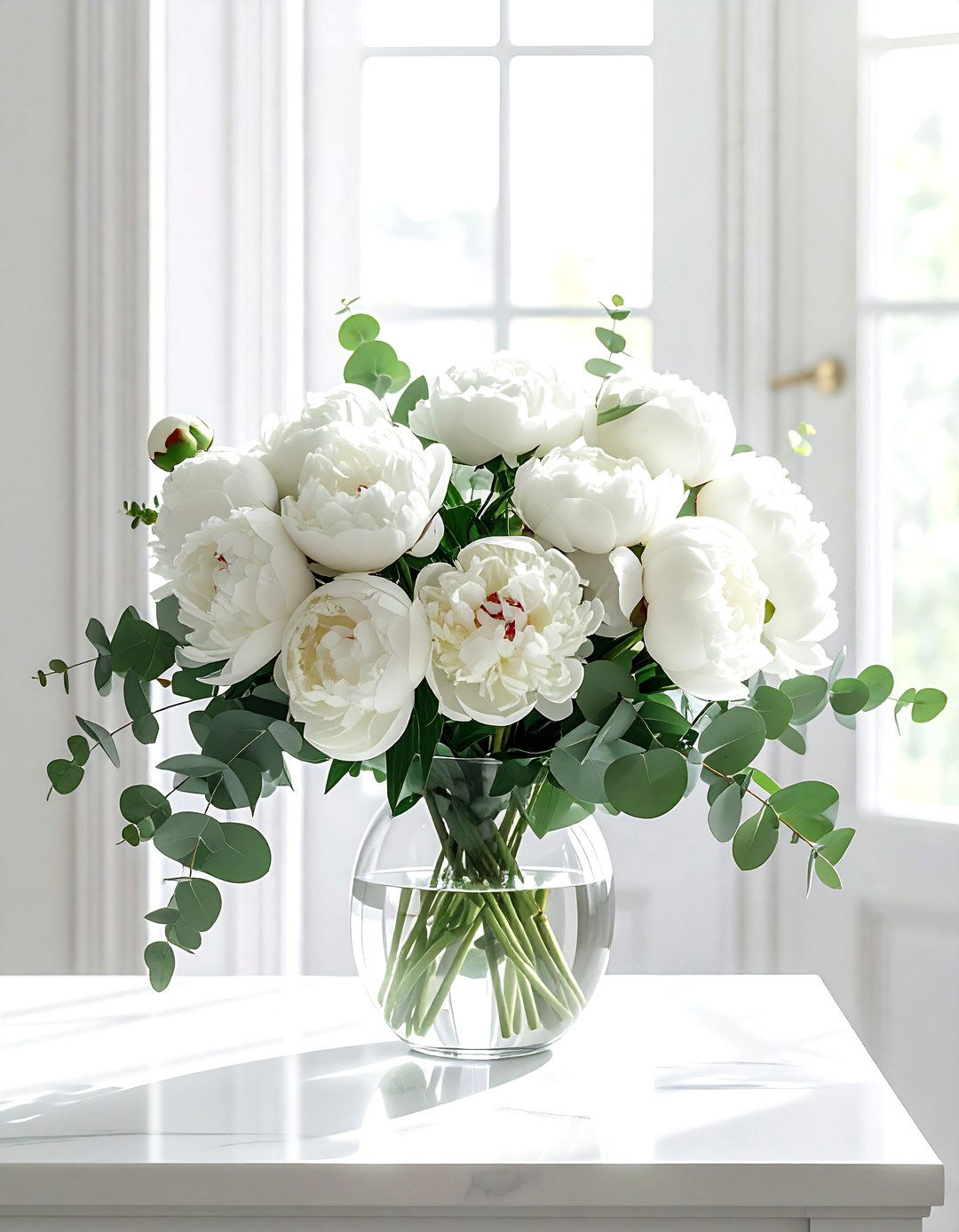 Fresh Flower Arrangement - 30 welcoming decor ideas