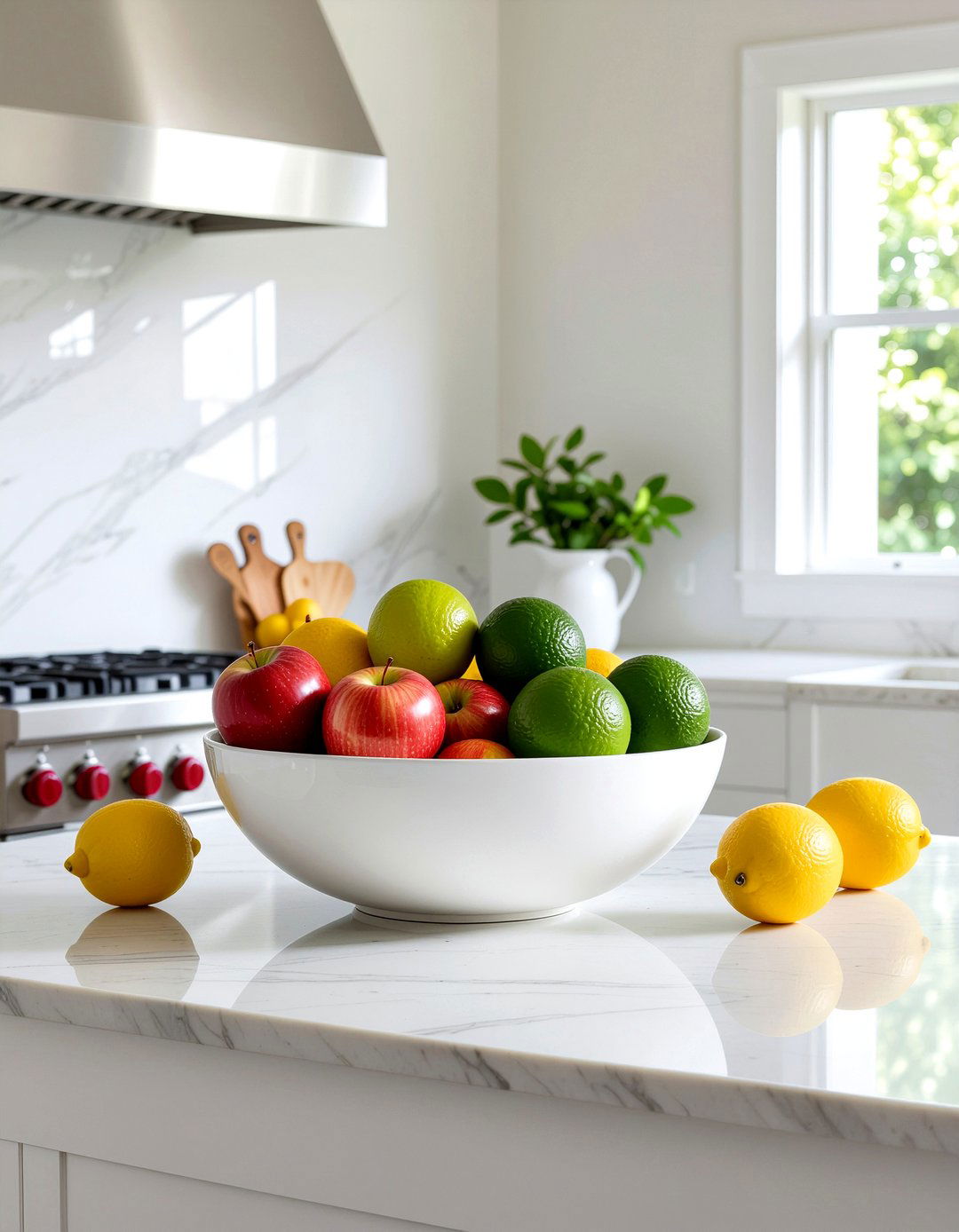 Fresh Fruit Bowl - 30 kitchen centerpiece ideas