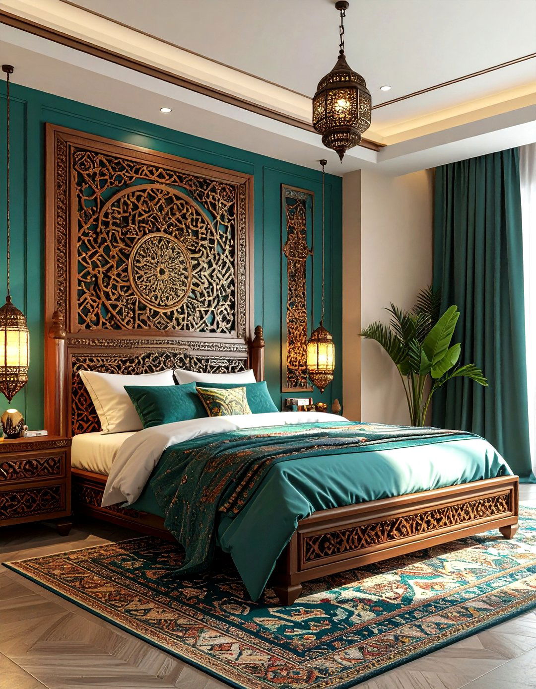 Fretwork Wall Panels - 30 bedroom molding ideas