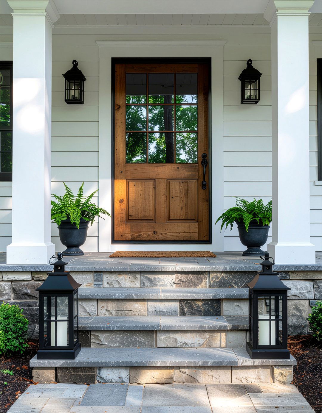 Front Porch Lantern - 30 lantern decor ideas