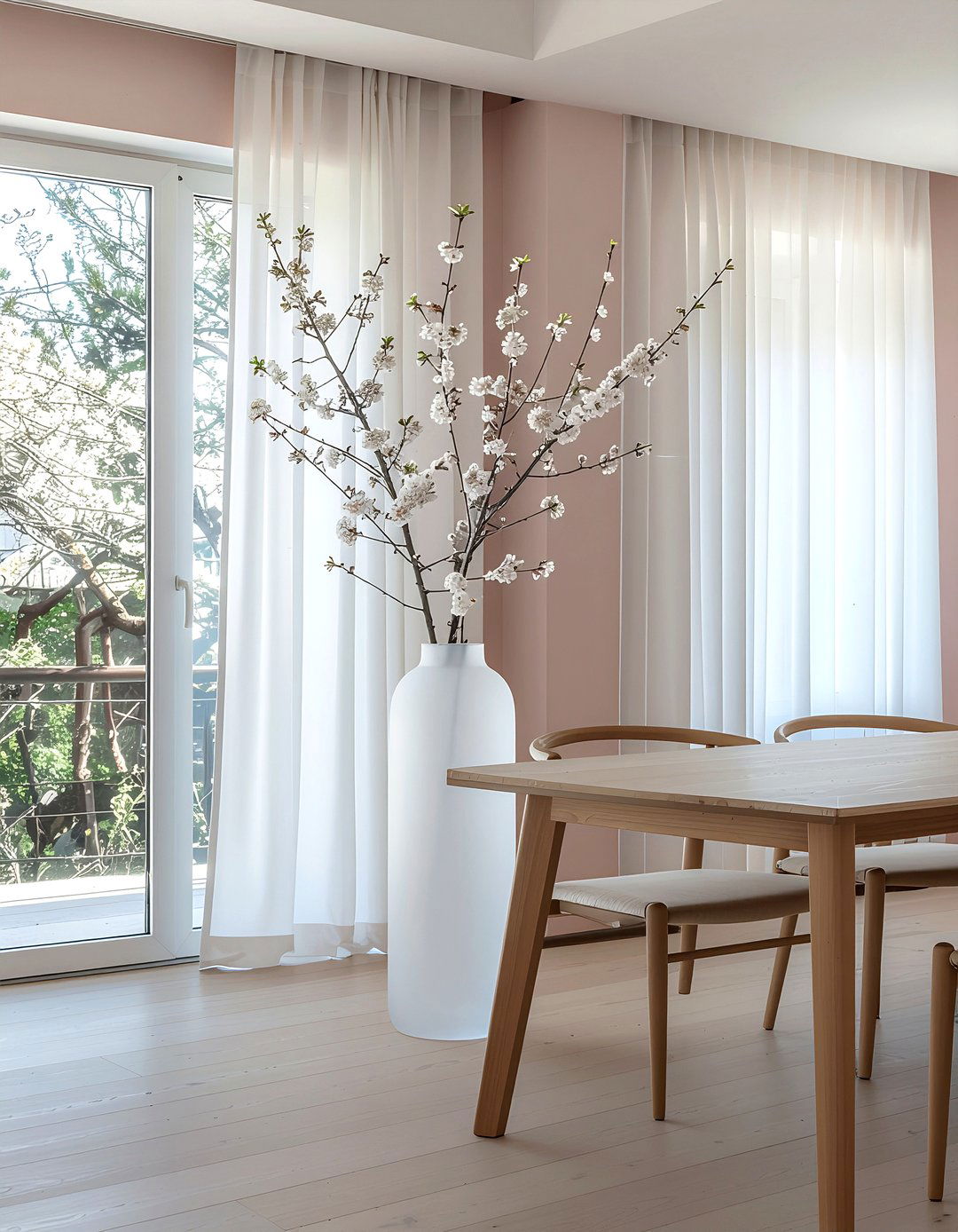 Frosted Glass Floor Vase - 30 floor vase ideas