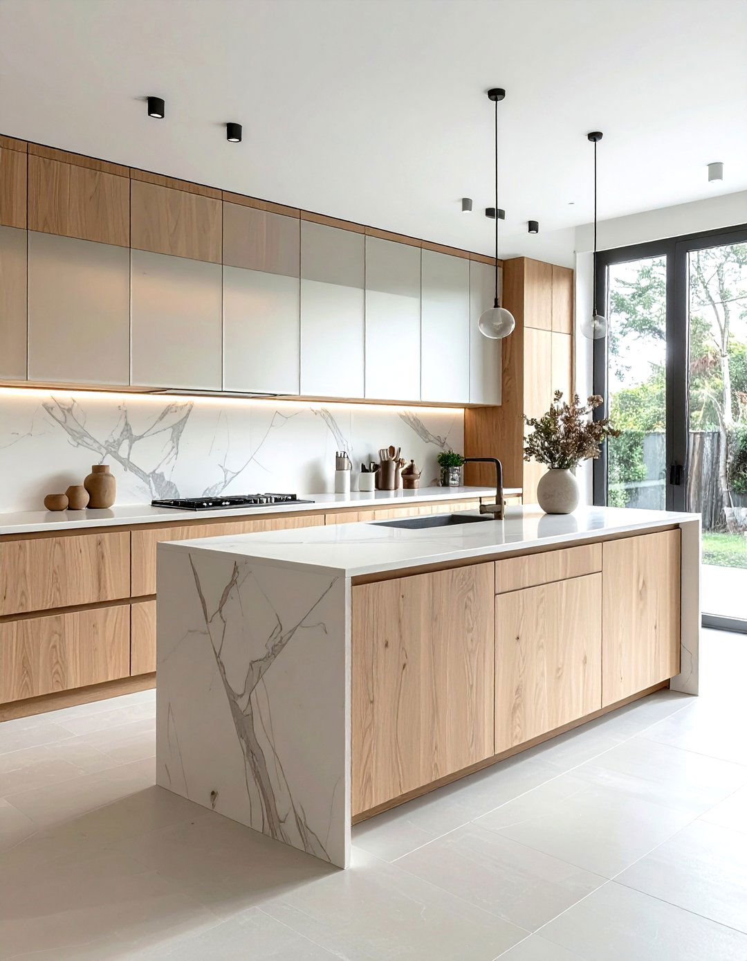 Frosted Glass Kitchen Cabinets - 30 kitchen glass door ideas