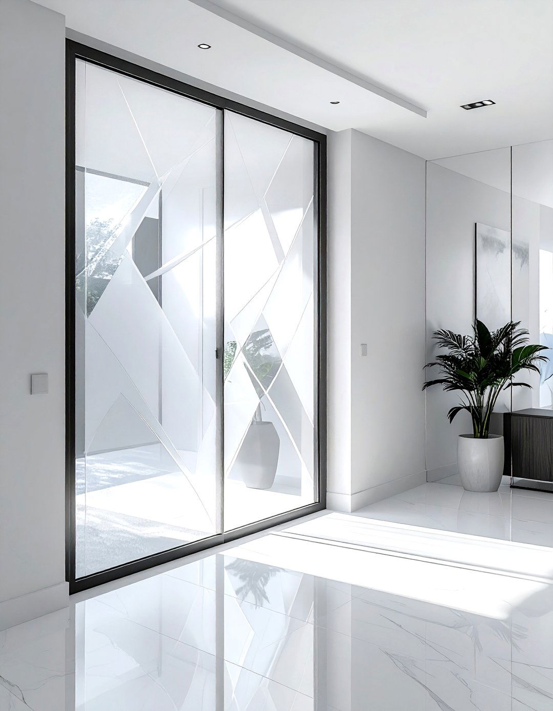 Frosted Window Film - 30 window treatment ideas