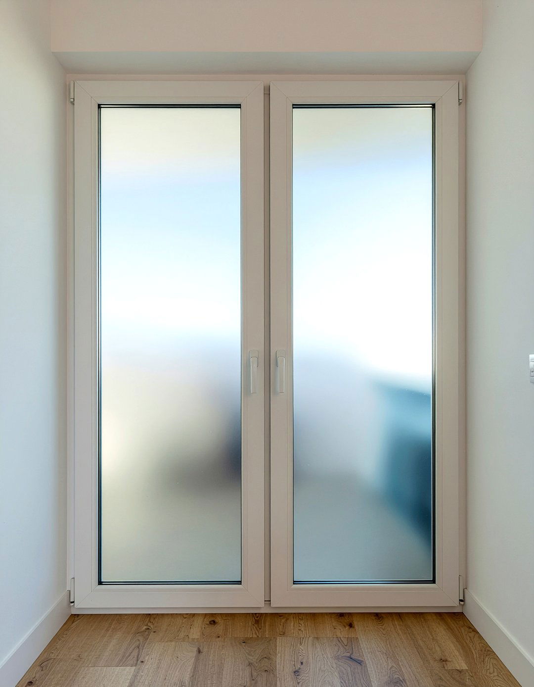 Frosted glass door - 30 kitchen exterior door ideas