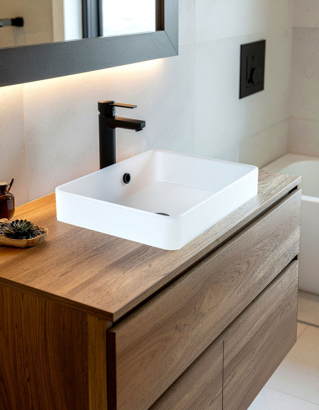 Frosted glass vanity - 30 glass sink ideas