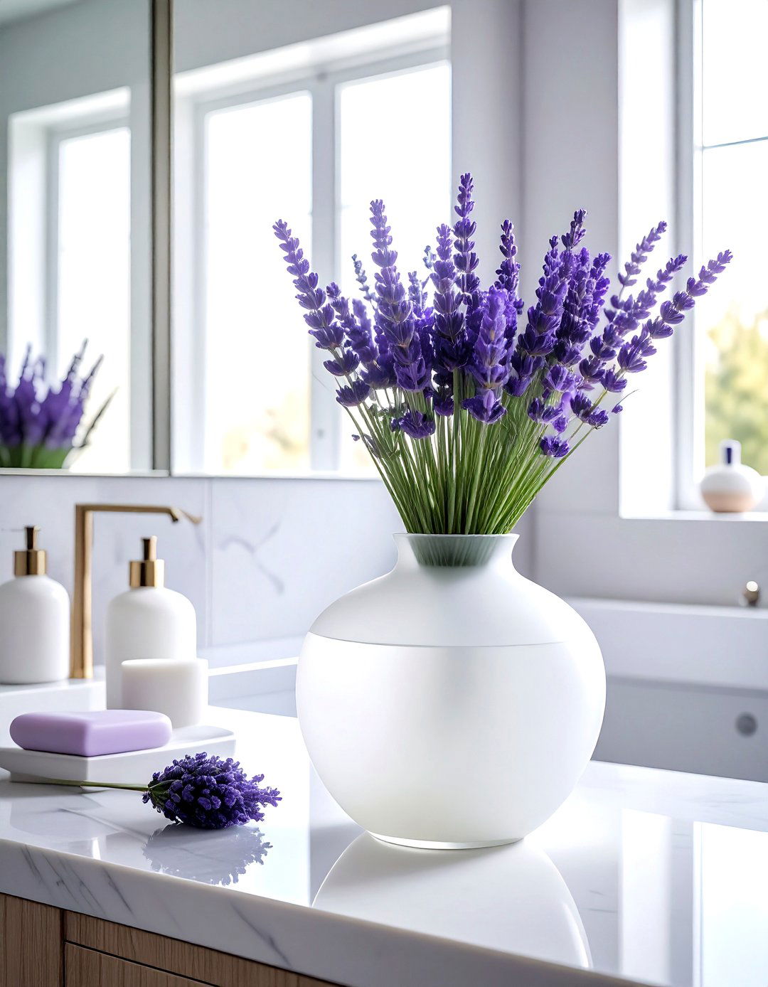 Frosted glass vase - 30 modern vase ideas