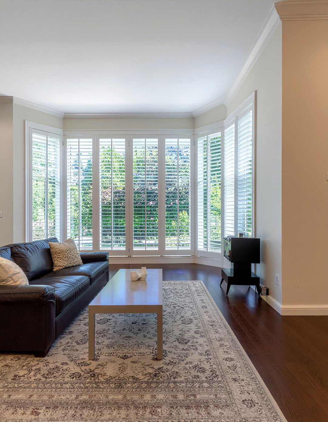 Full Height Shutters - 30 living room plantation shutters