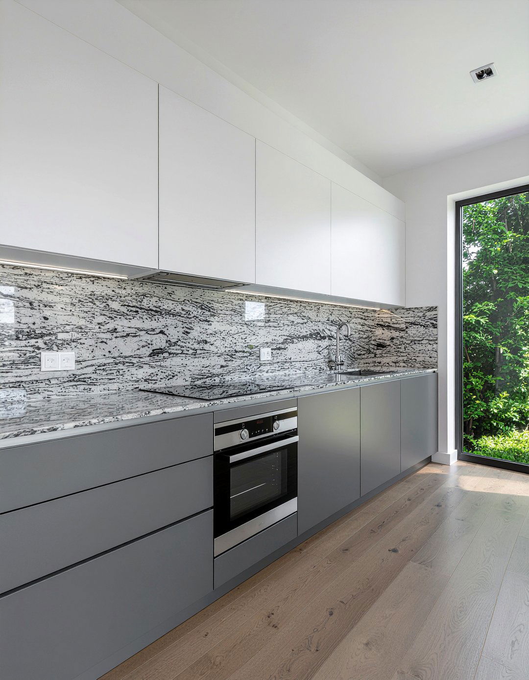 Full Slab Quartz Backsplash - 30 quartz backsplash kitchen ideas