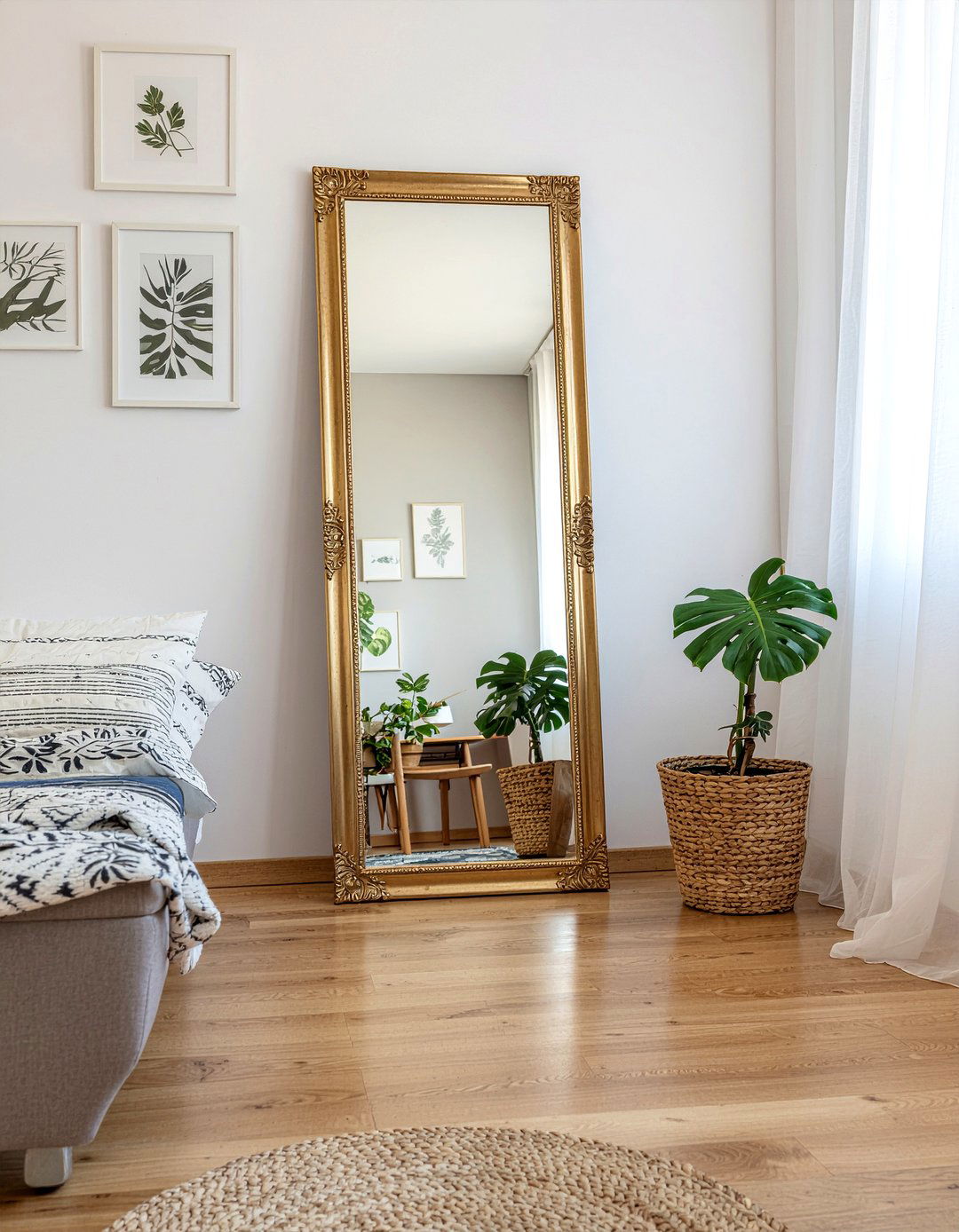 Full length mirror - 30 teen hangout living room ideas