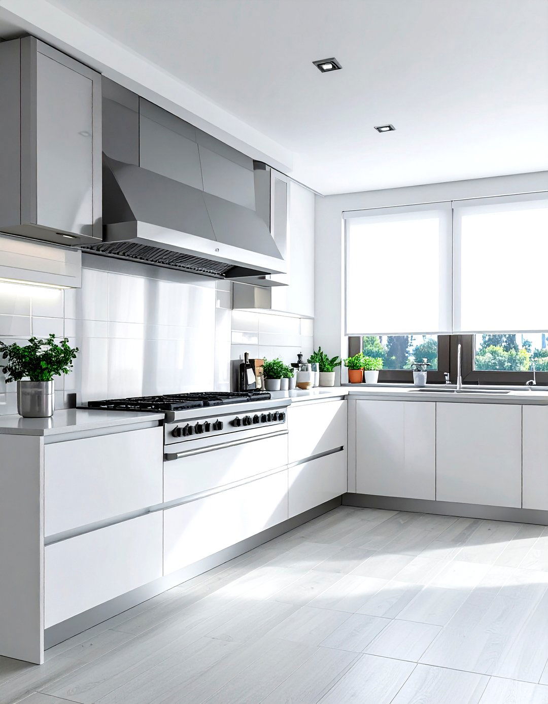 Functional kitchen waterproof blinds - 30 kitchen blinds ideas