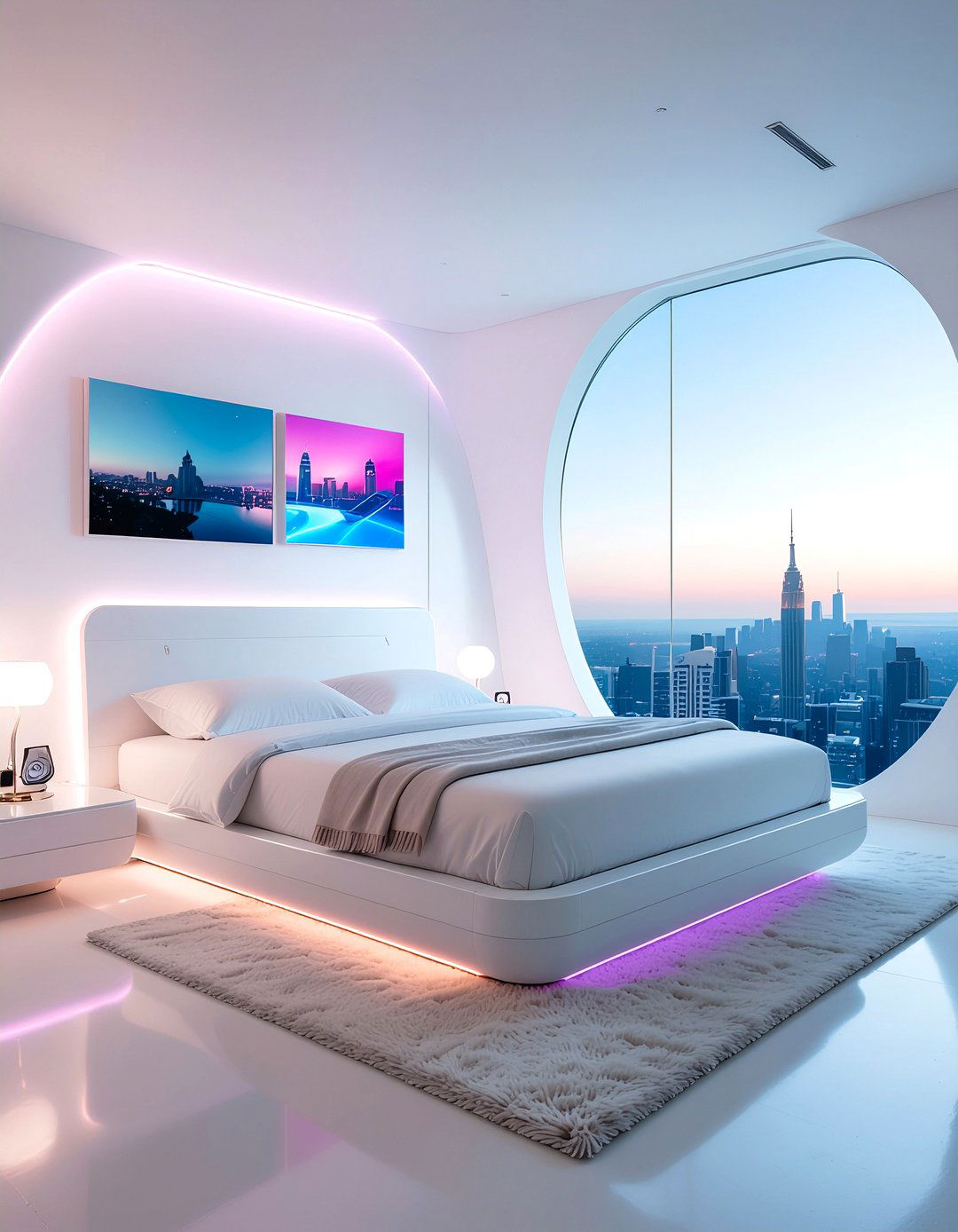 Futuristic Bedroom - 30 geek bedroom ideas
