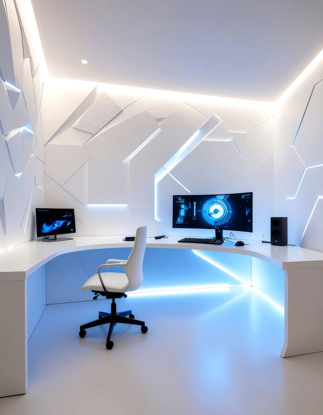 Futuristic gaming room - 30 video game living room ideas