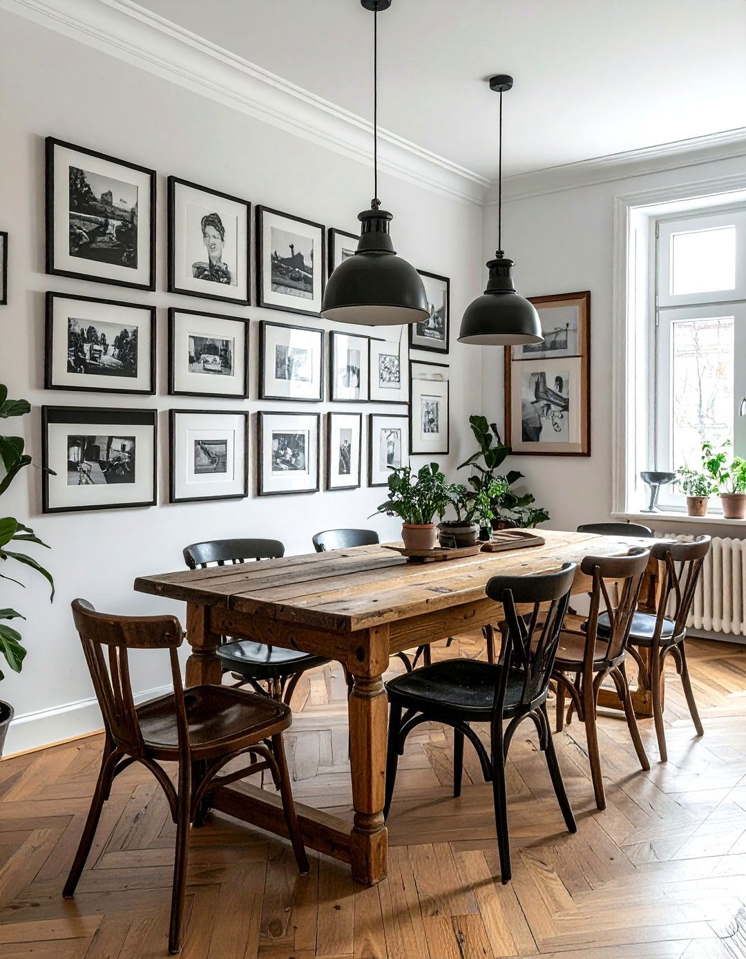 Gallery Wall - 30 dining room focal point ideas