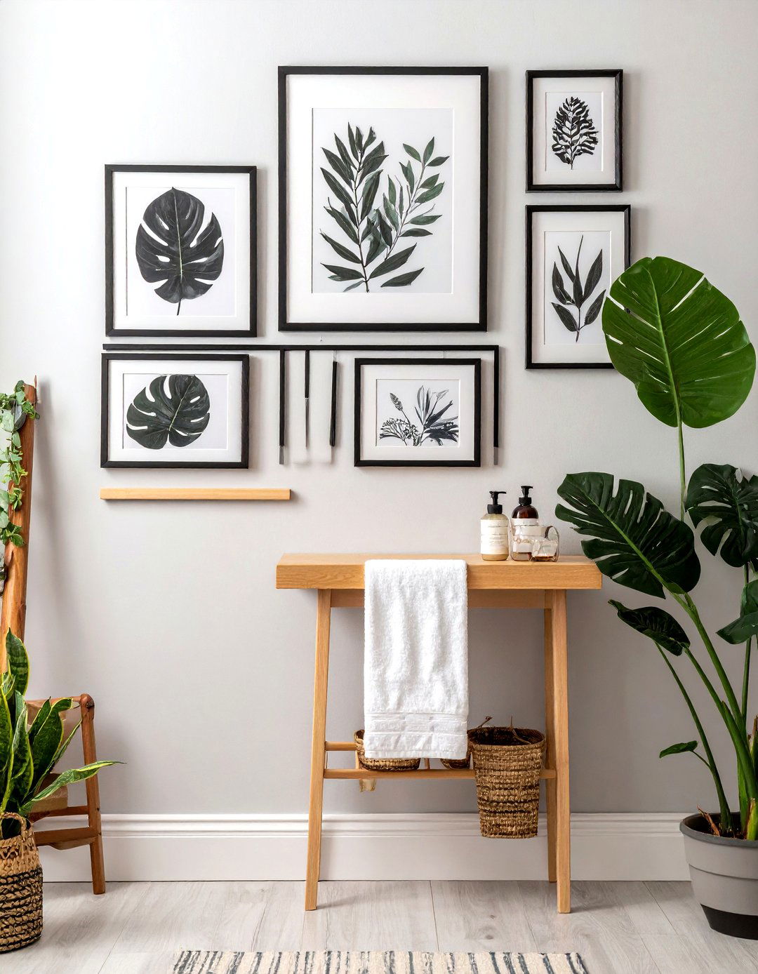 Gallery Wall - 30 bathroom wall ideas