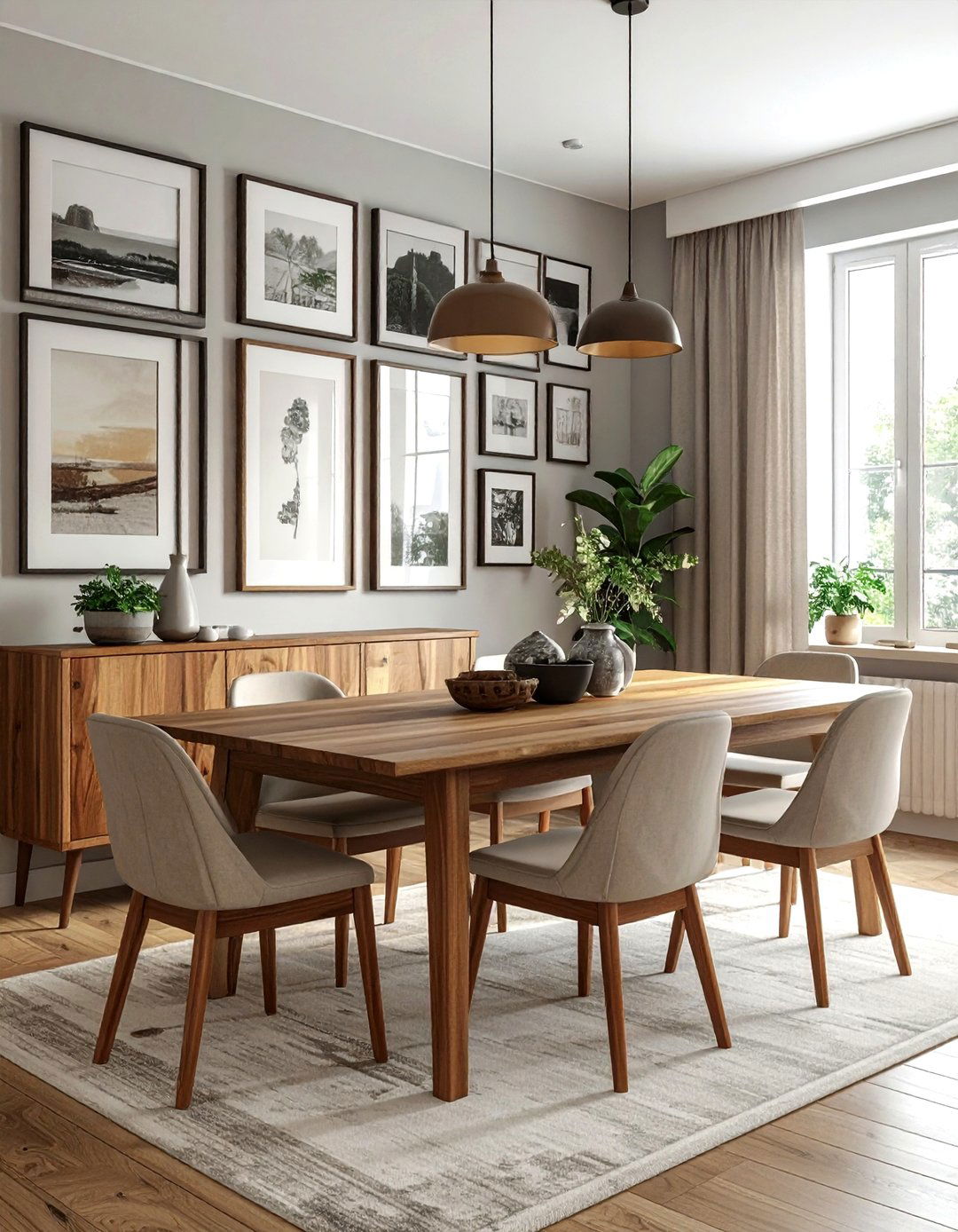 Gallery Wall - 30 publication-worthy dining room ideas