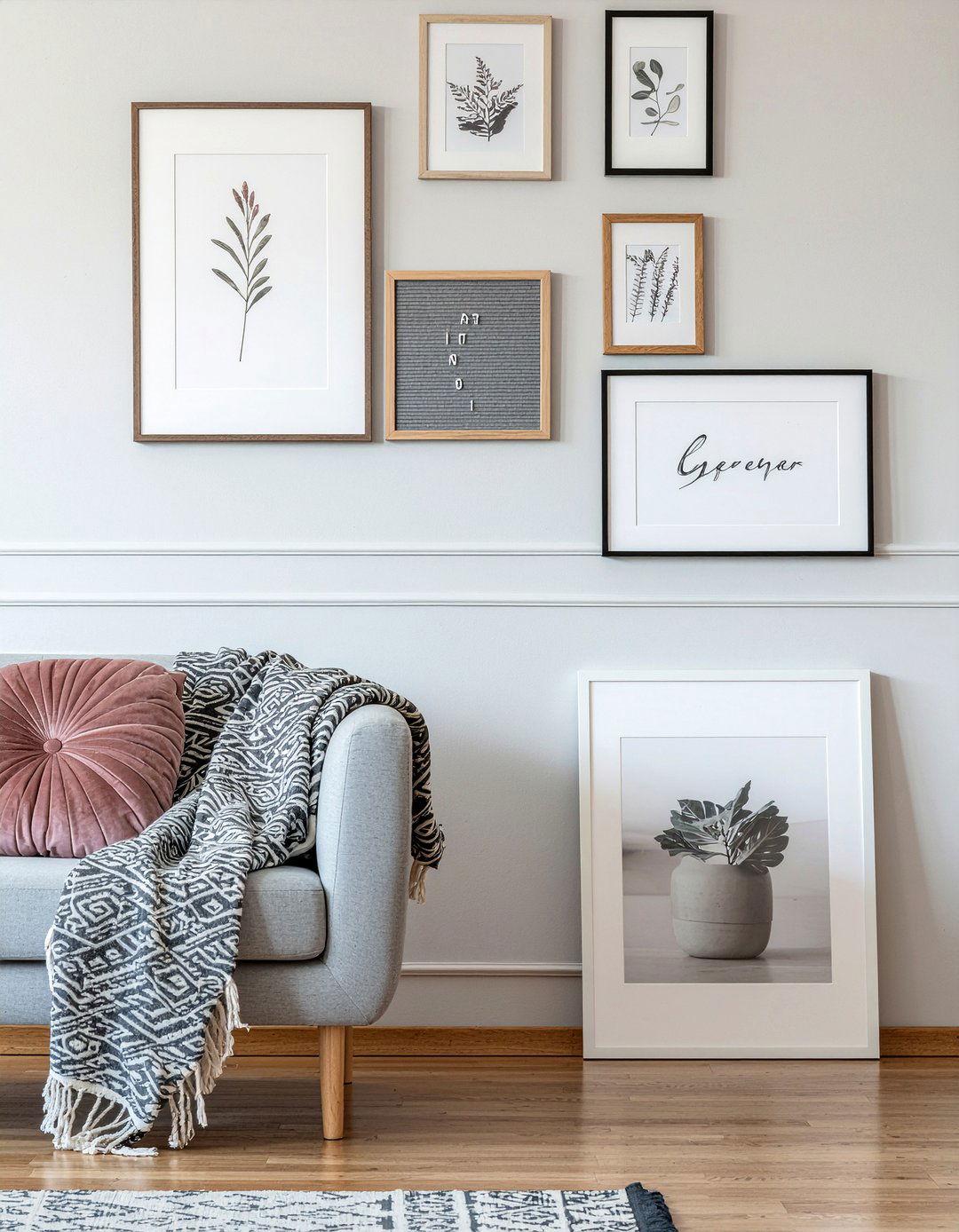 Gallery Wall Addition - 30 living room letter boards