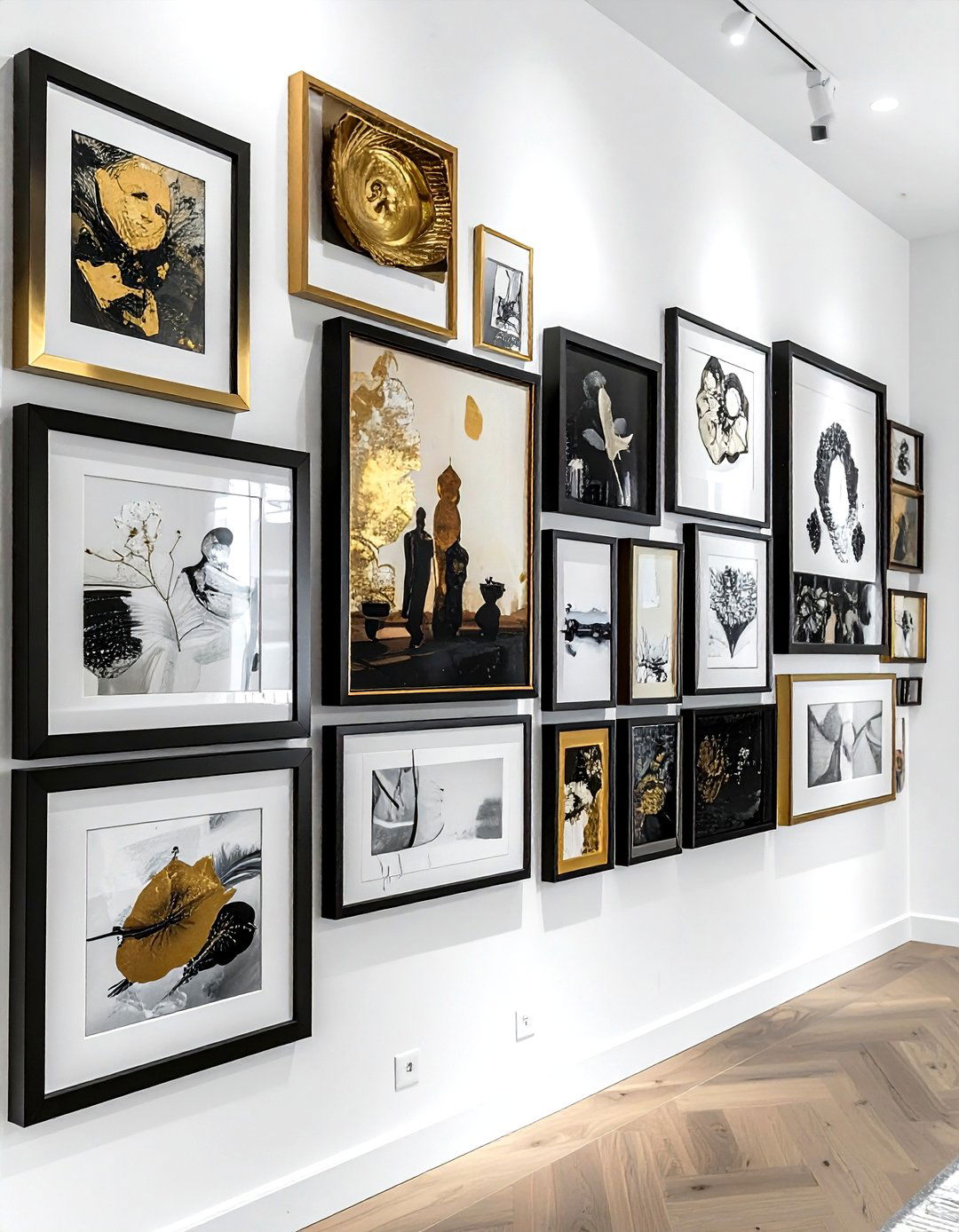 Gallery Wall Arrangement - 30 apartment decor ideas