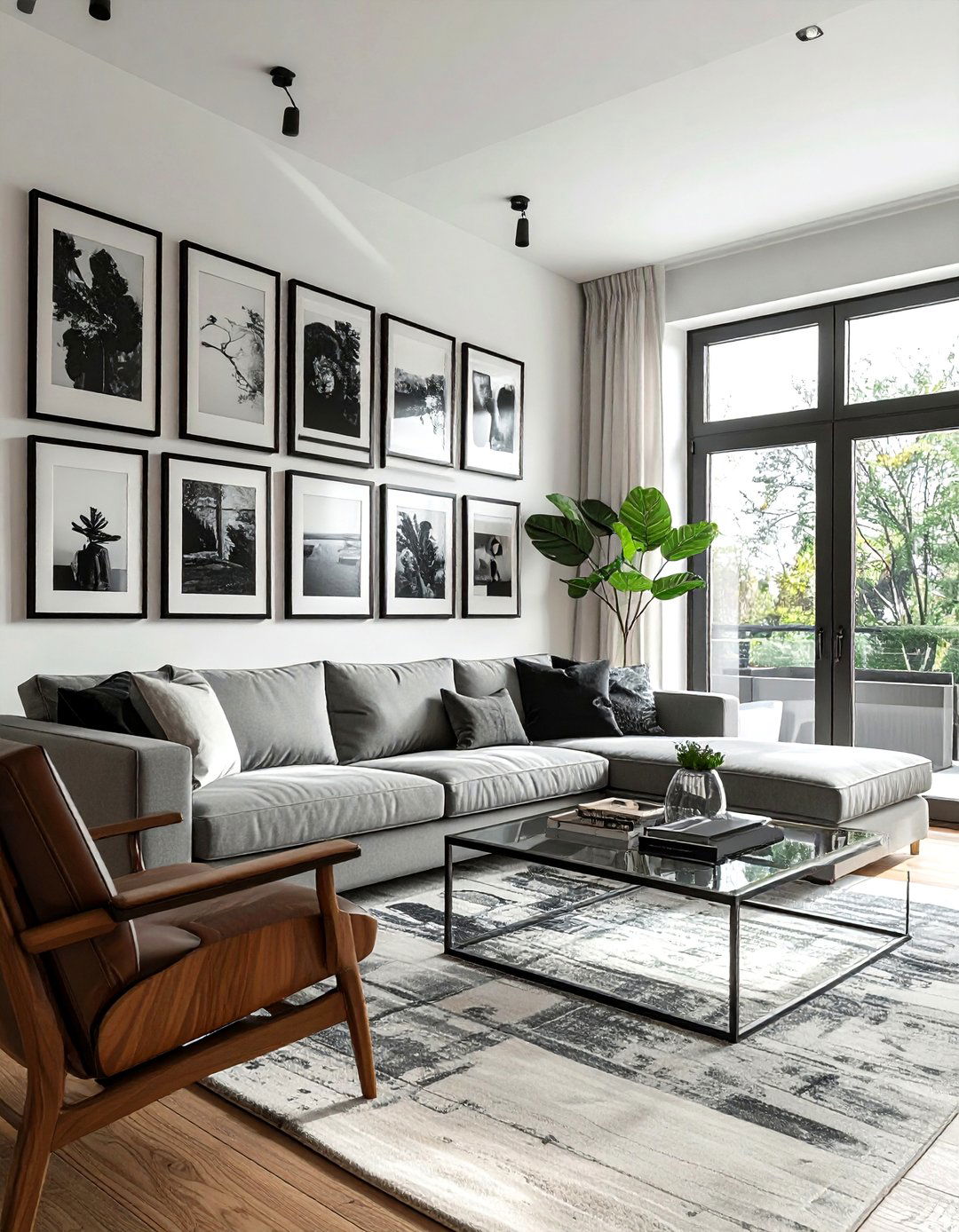 Gallery Wall Decor - 30 affordable living room ideas