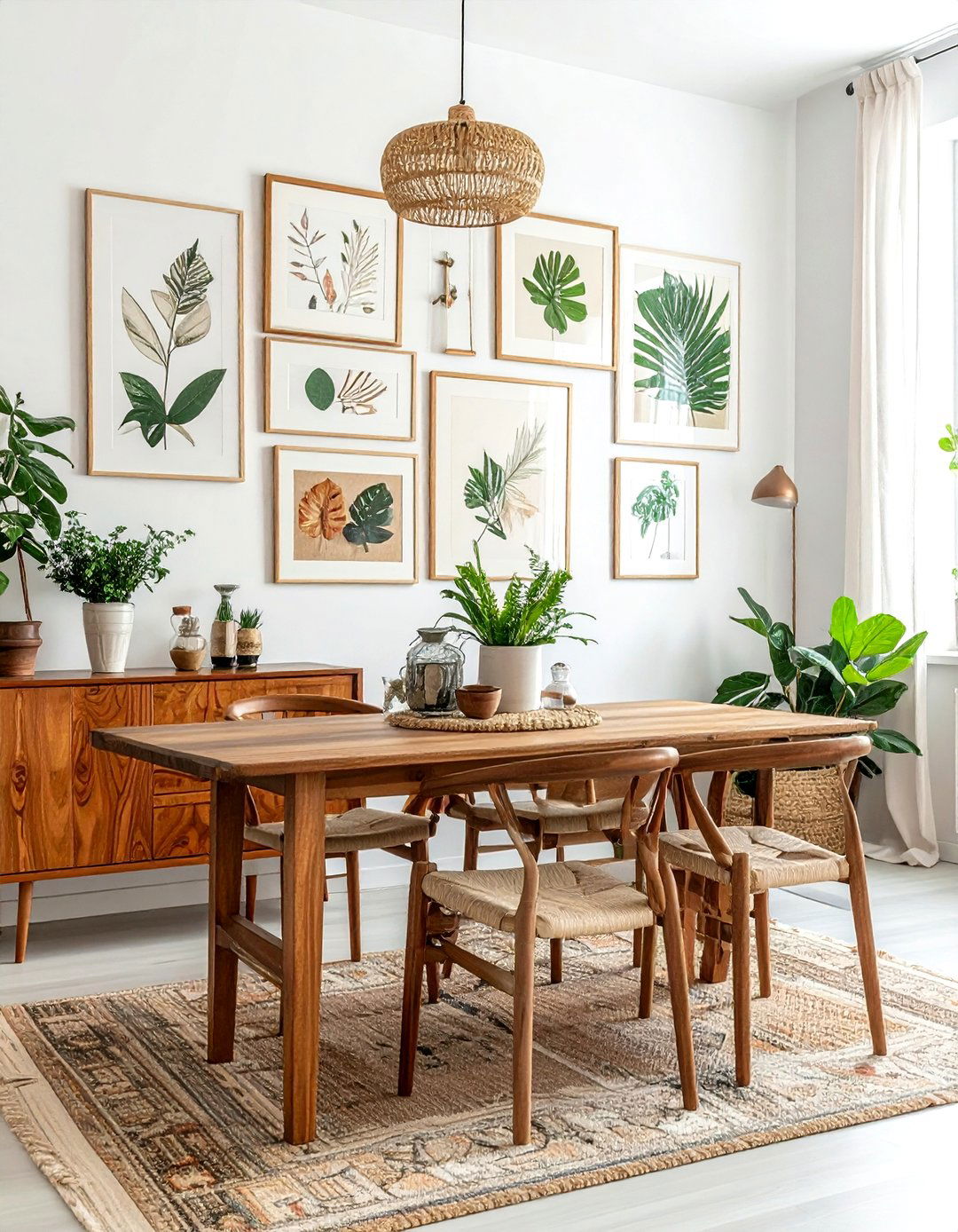Gallery Wall Decor - 30 boho dining room ideas