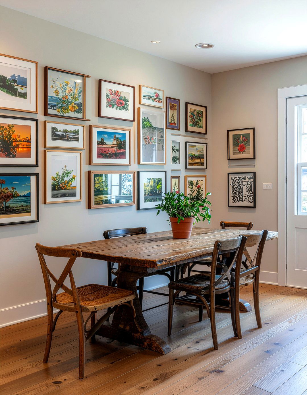 Gallery Wall Decor - 30 bold dining room ideas