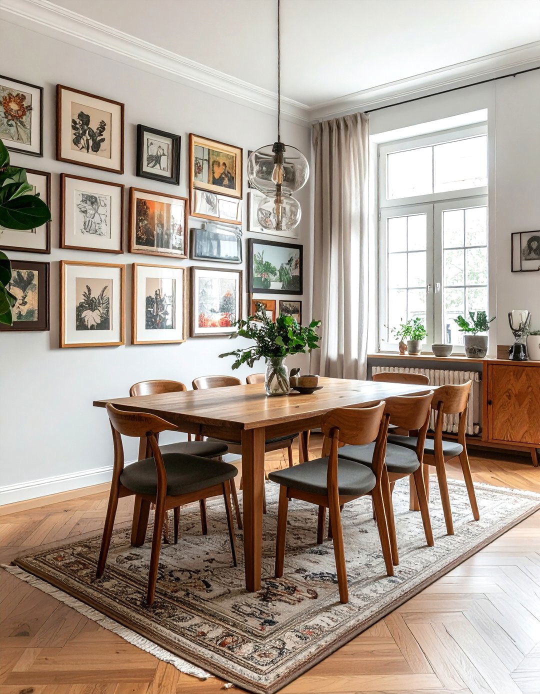 Gallery Wall Dining Room - 30 attainable dining room ideas