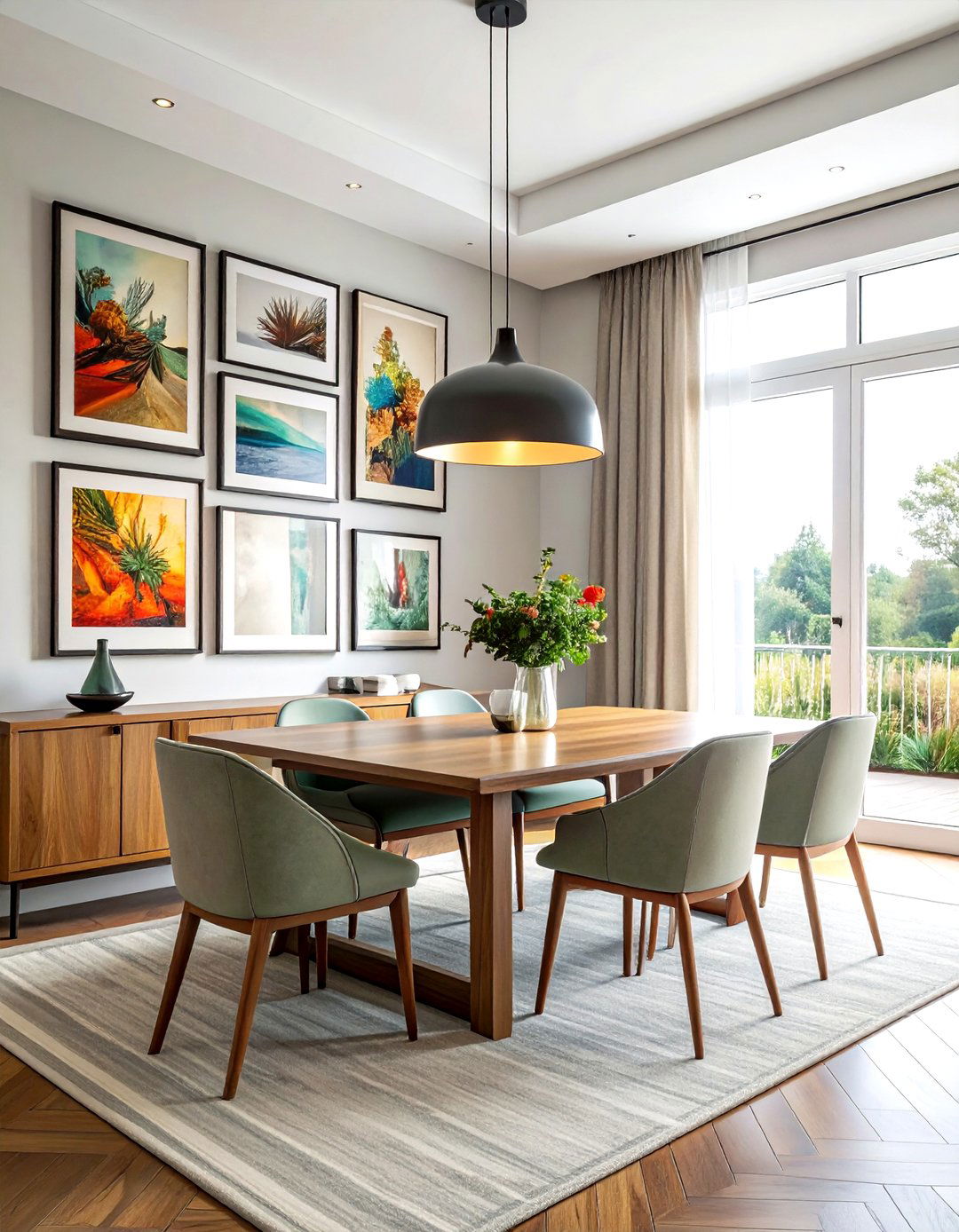 Gallery Wall Dining Room - 30 proper dining room ideas
