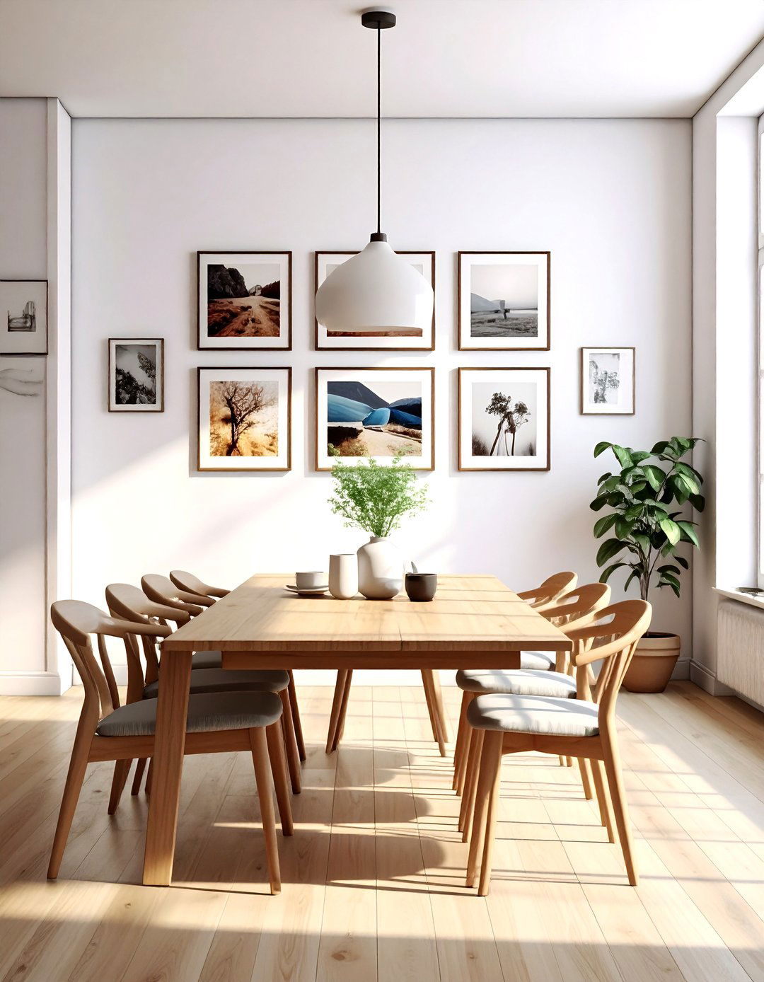 Gallery Wall Dining Room - 30 beautiful dining room ideas