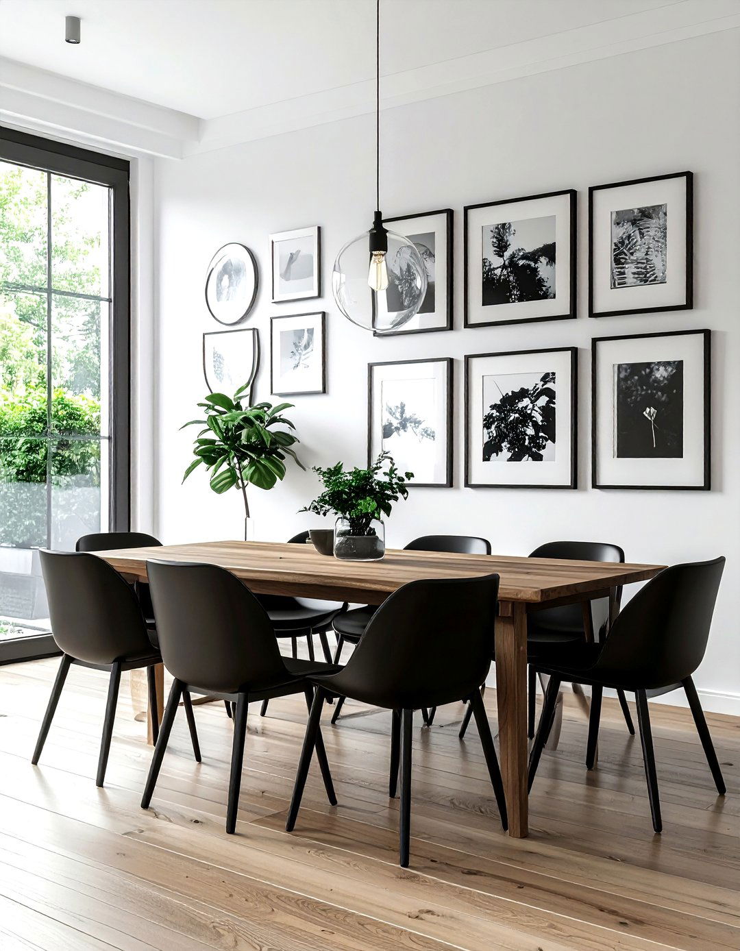 Gallery Wall Dining Room - 30 clutter-free dining room ideas