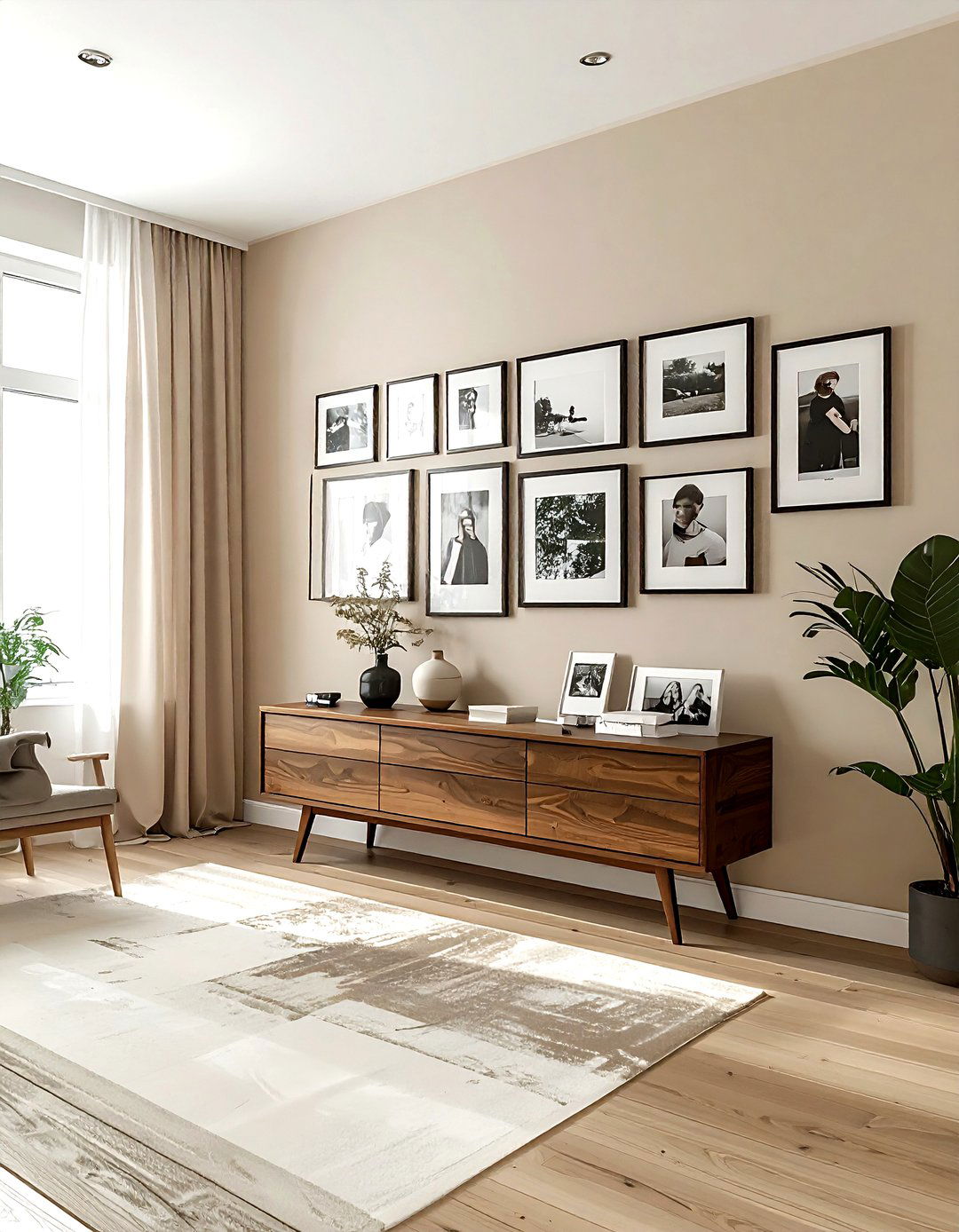 Gallery Wall For Family Photos - 30 meaningful decor ideas