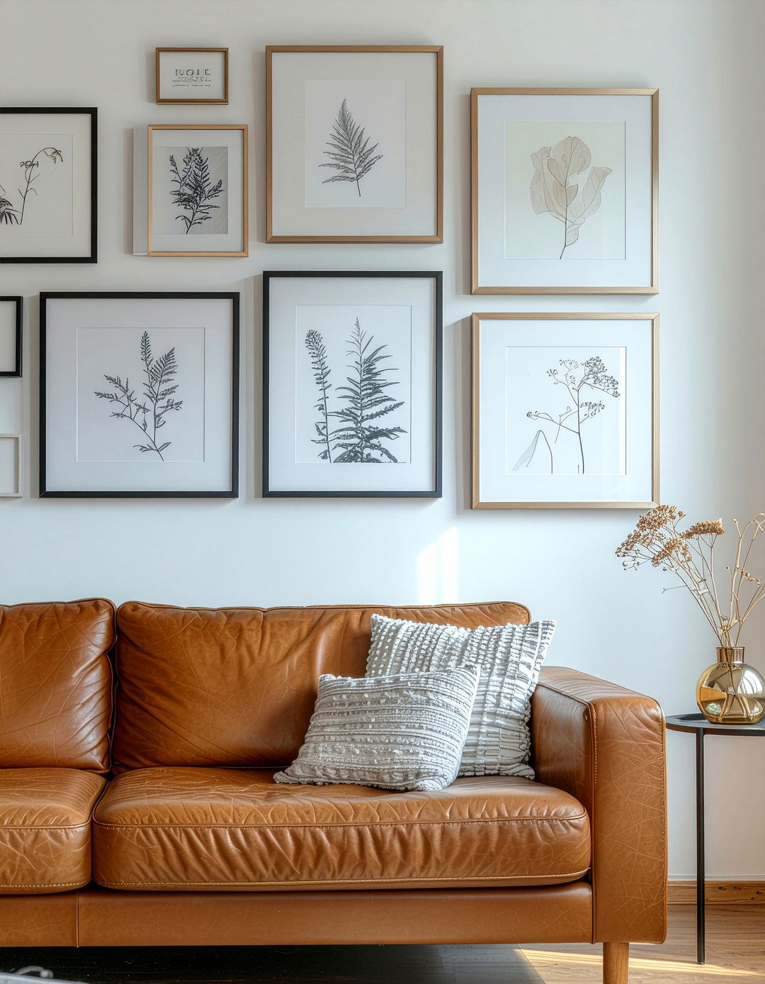 Gallery Wall Frames - 30 DIY living room decor ideas
