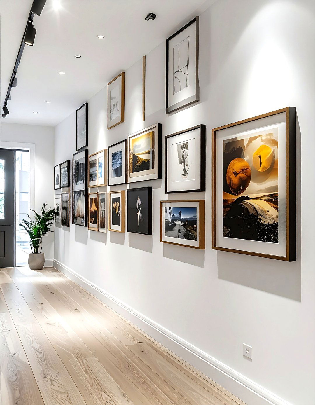 Gallery Wall Layout - 30 simple decor ideas