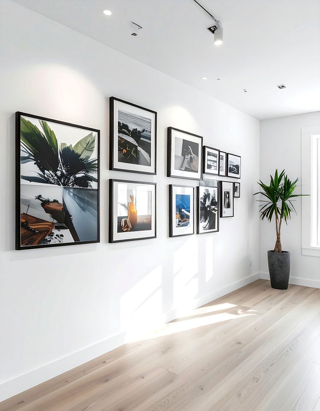 Gallery Wall Layout - 30 starter home decor ideas