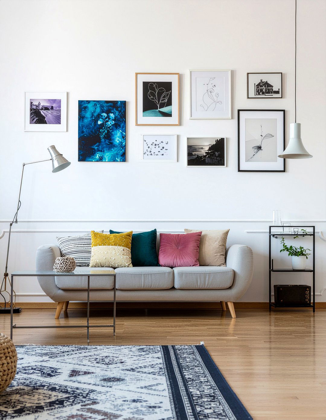 Gallery Wall Living Room - 30 popular living room ideas