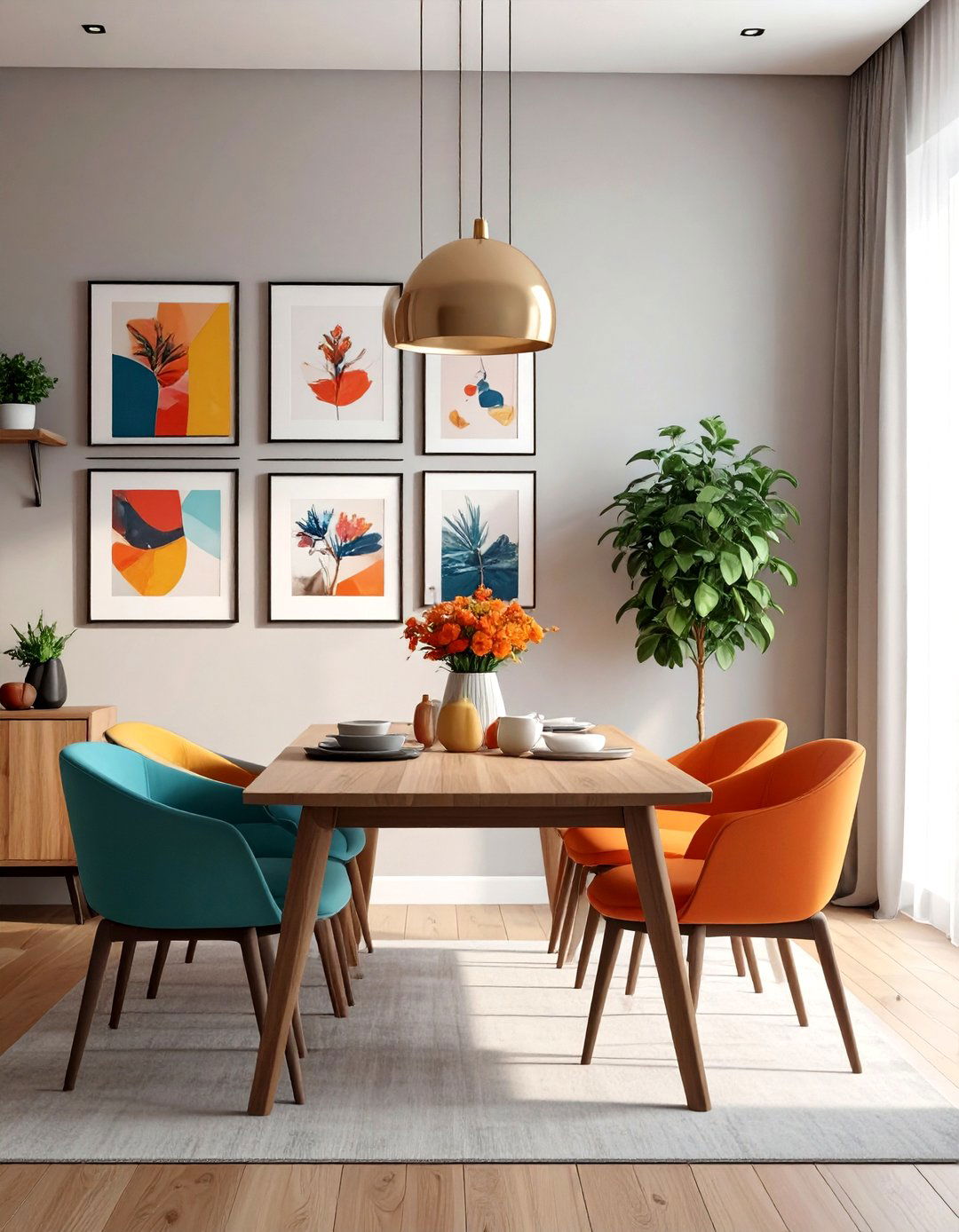 Gallery Wall Storage - 30 dining room wall storage ideas