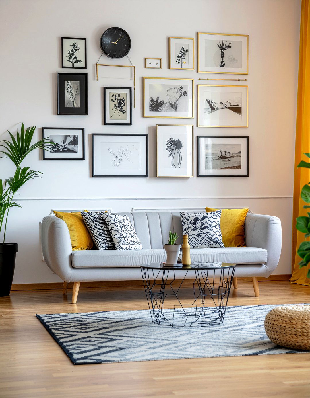 Gallery wall - 30 living room accent walls