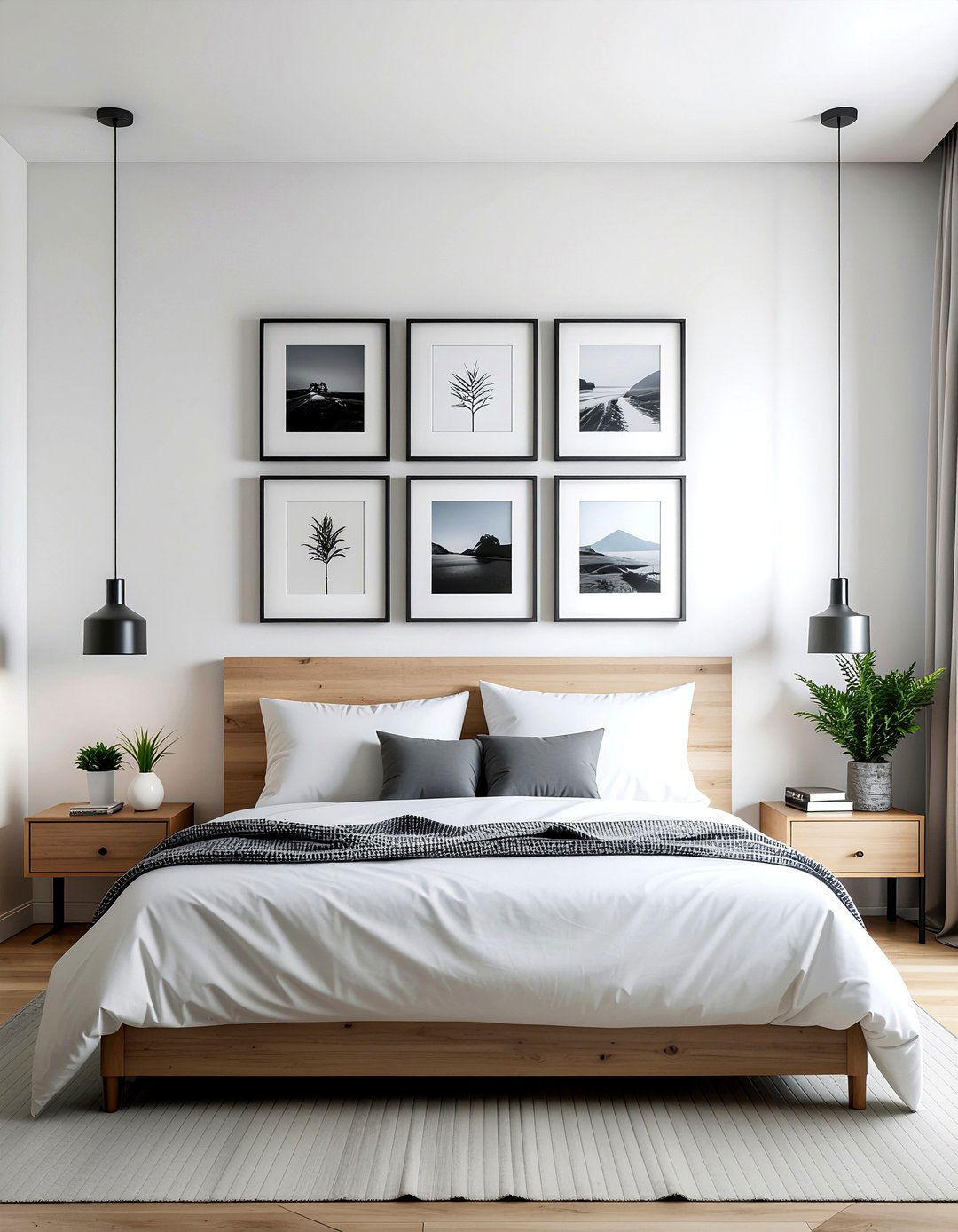 Gallery wall bedroom - 30 Danish bedroom ideas