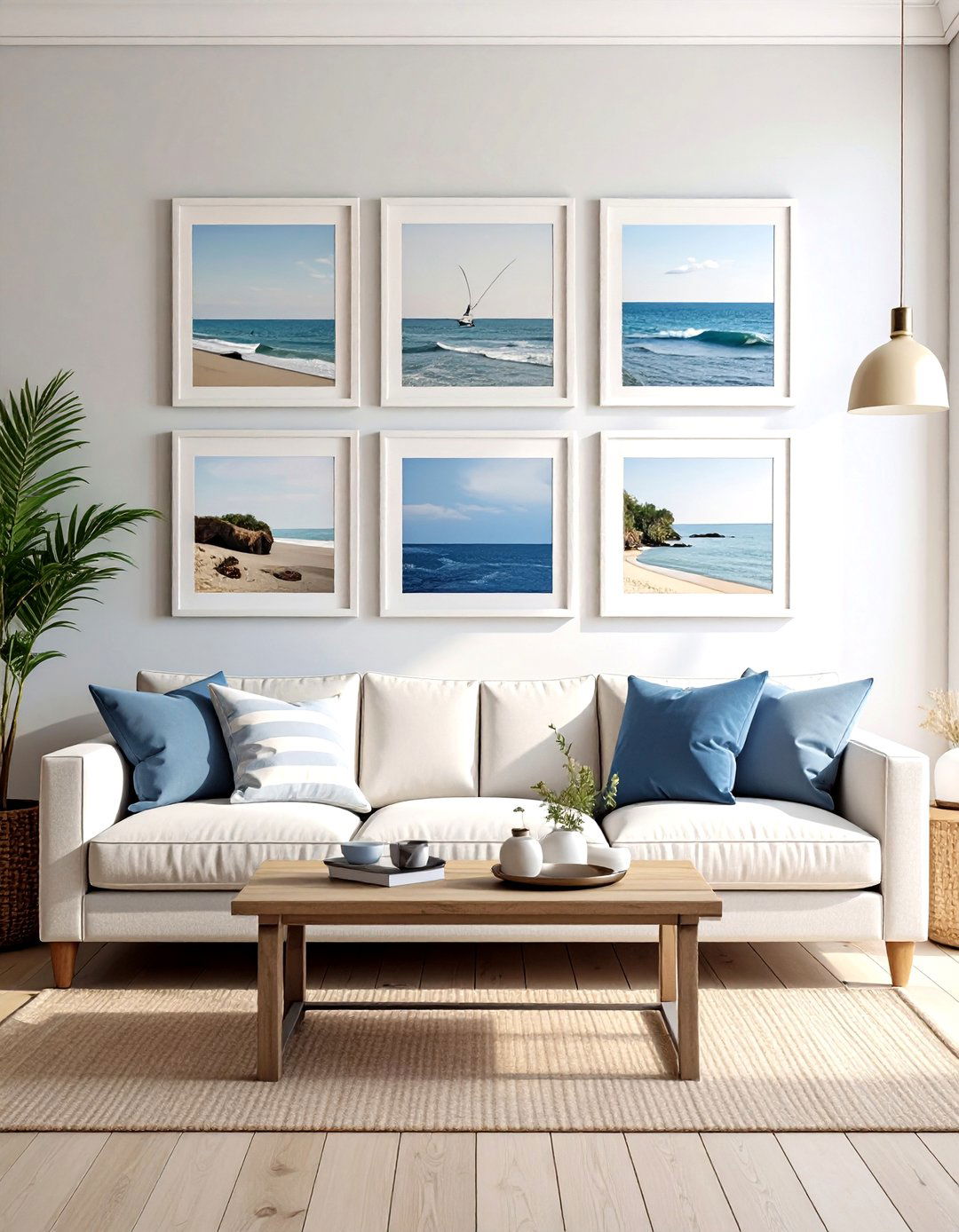 Gallery wall decor - 30 Serena and Lily decor ideas