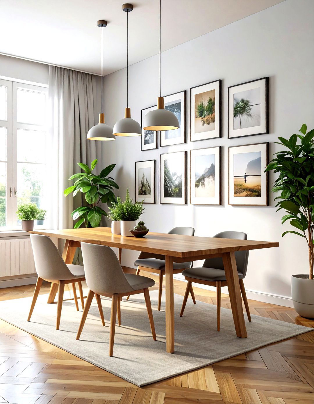 Gallery wall dining - 30 dining room remodel ideas