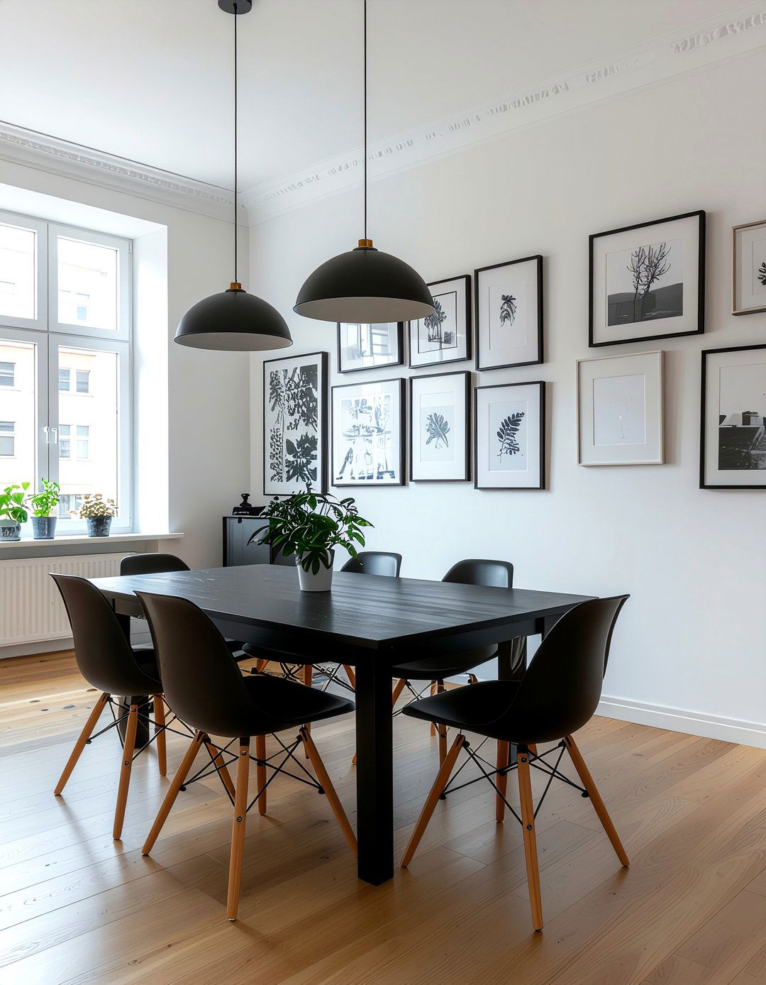 Gallery wall dining room - 30 dining room goals ideas