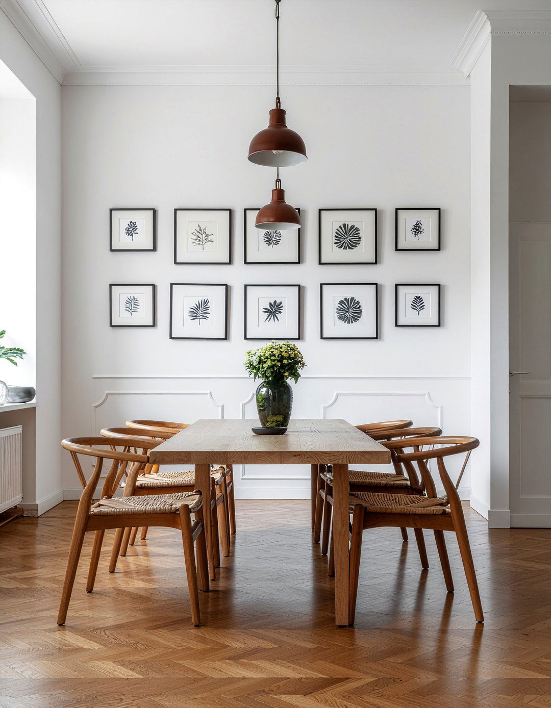 Gallery wall dining room - 30 formal dining room ideas