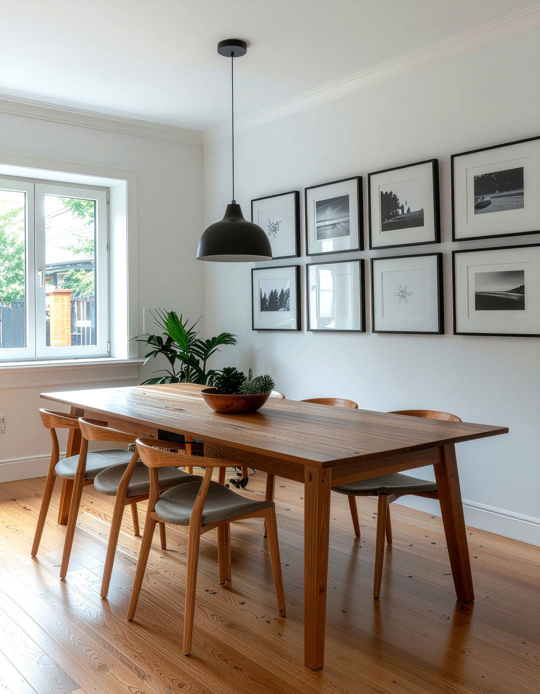 Gallery wall layout - 30 dining room improvement ideas