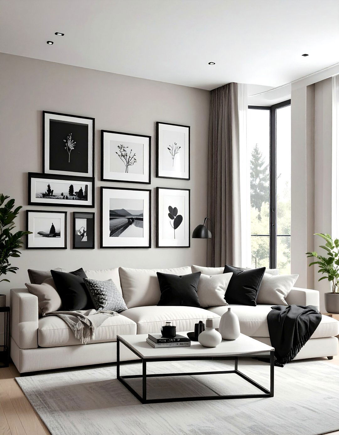 Gallery wall layout - 30 memory display ideas