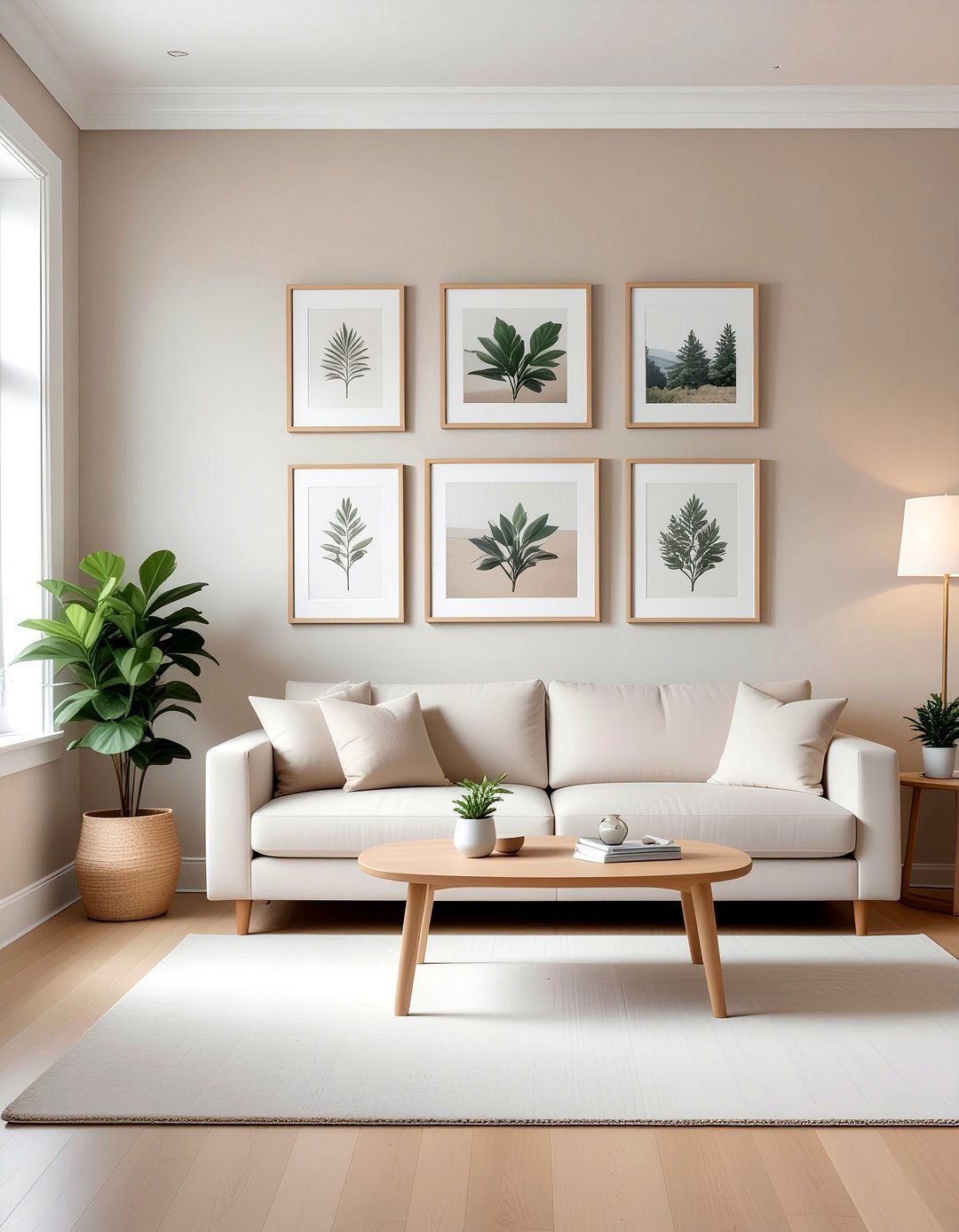 Gallery wall living room - 30 sanctuary living room ideas