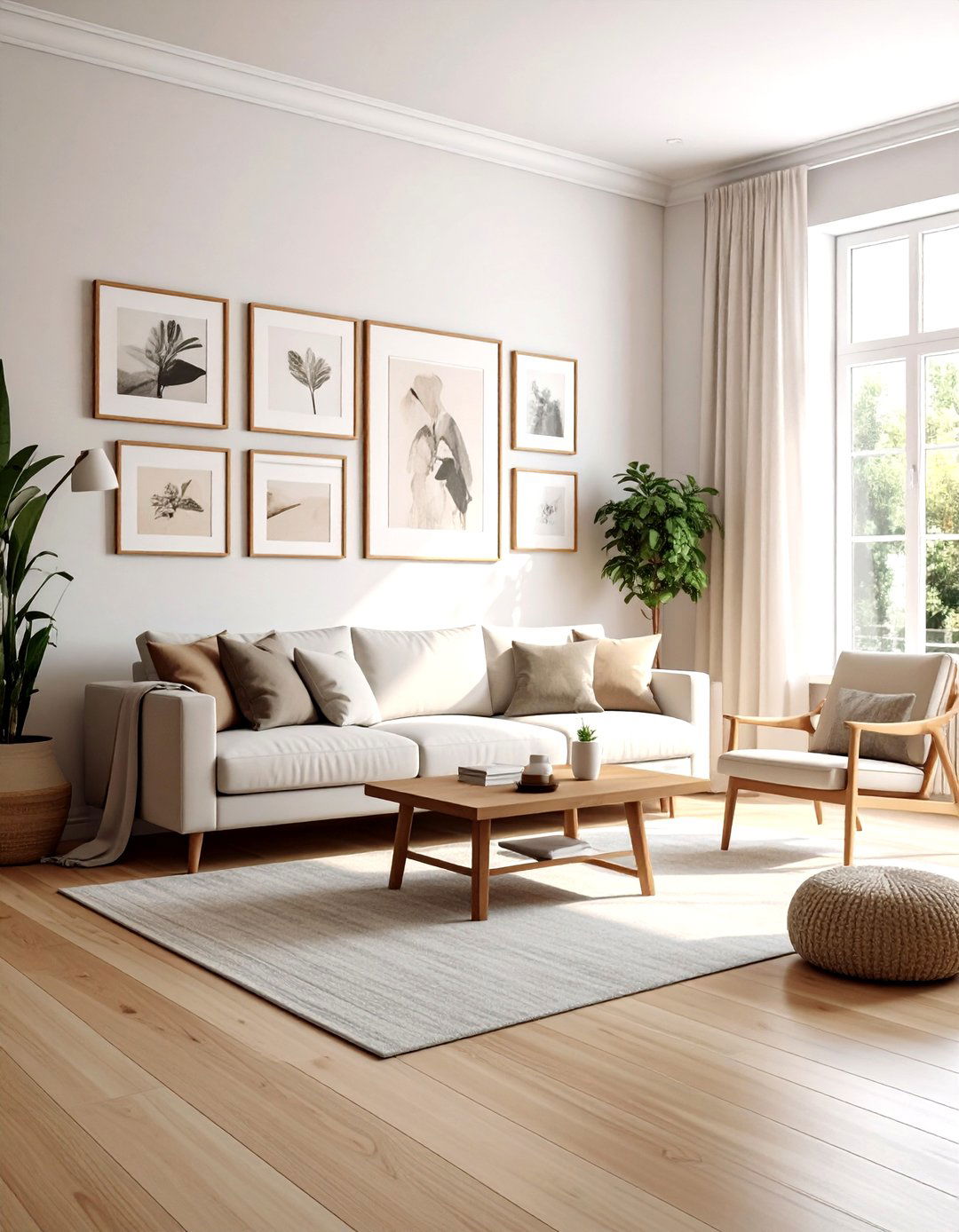 Gallery wall living room - 30 living room room settings