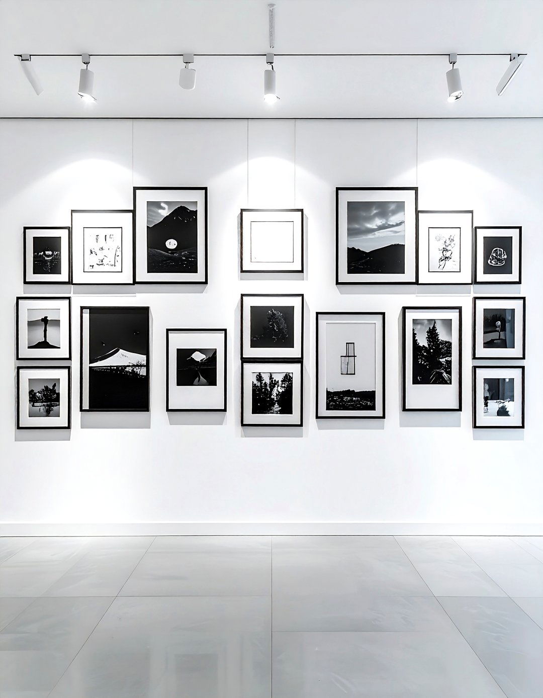 Gallery wall spacing - 30 decor proportion ideas