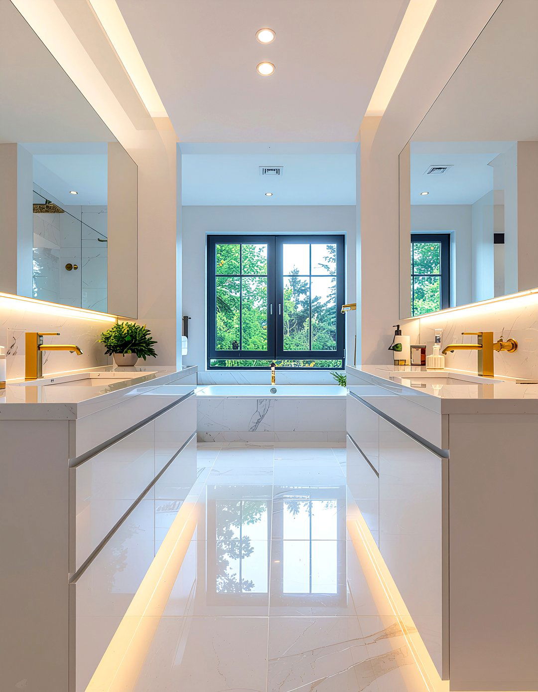 Galley Bathroom - 30 bathroom layout ideas