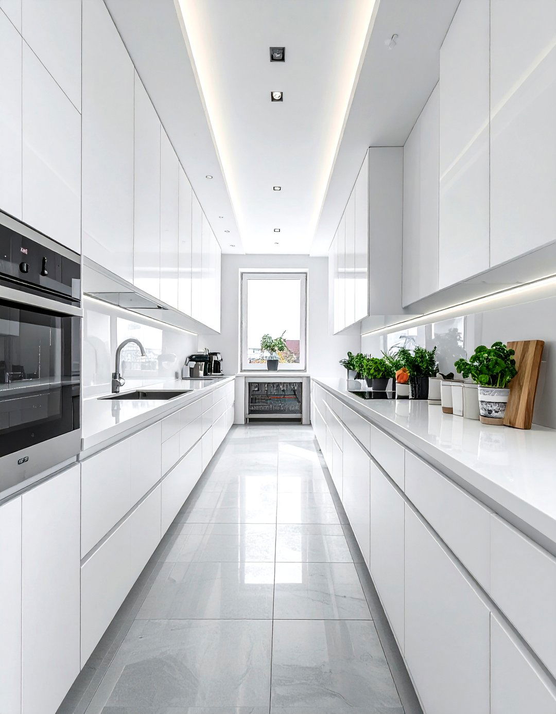 Galley Kitchen Layout - 30 kitchen room settings