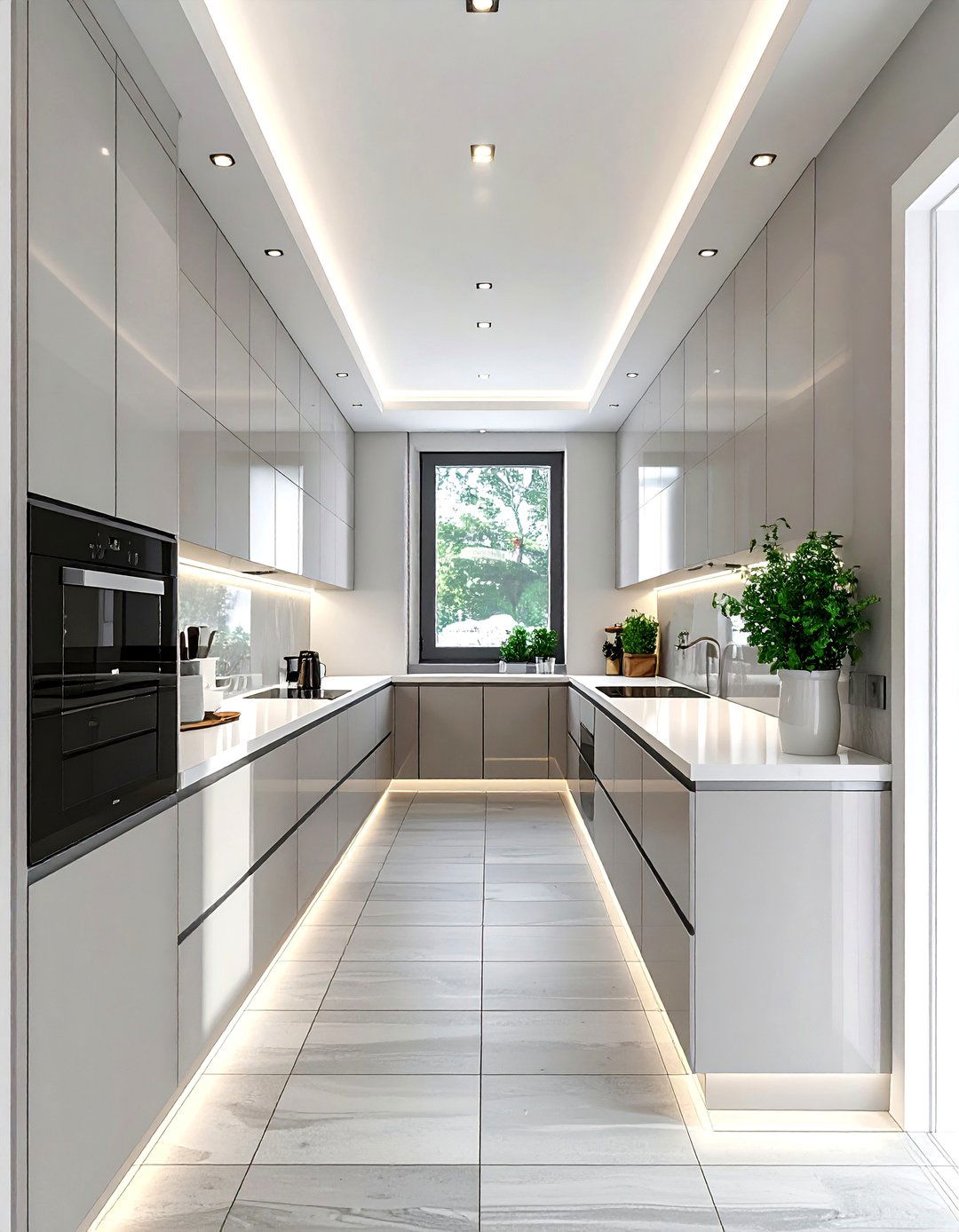 Galley Kitchen Layout - 30 comfortable kitchen ideas